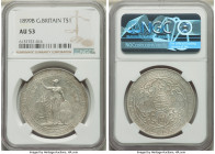 Victoria Trade Dollar 1899-B AU53 NGC, Bombay mint, KM-T5, Prid-8. Gently circulated, but not at all lacking original glow. 

HID09801242017

© 2022 H...