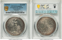 George V Trade Dollar 1929-B UNC Details (Cleaned) PCGS, Bombay mint, KM-T5, Prid-26. An appealing selection retoned in a lovely champagne hue, boasti...