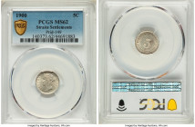 British Colony. Victoria 5 Cents 1900 MS62 PCGS, KM10, Prid-149. An exactingly struck, glowing representative that exhibits some natural spotting. 

H...