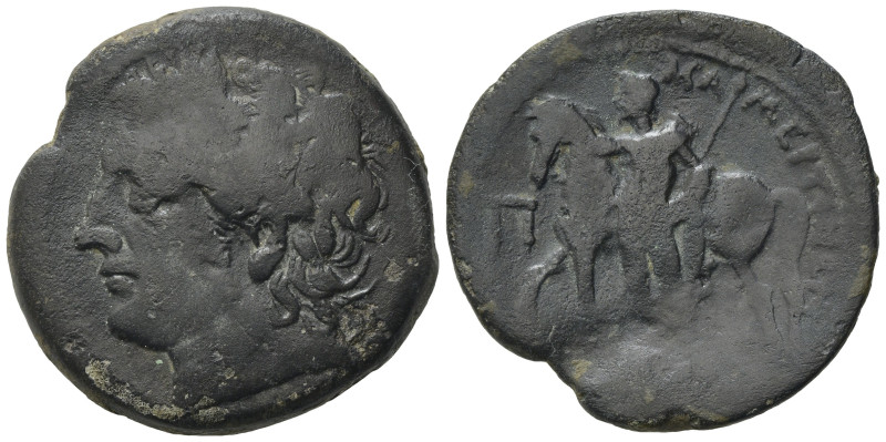 Sicily, Messana, The Mamertini, c. 220-200 BC. Æ Pentonkion (25,5 mm, 9,49g). La...