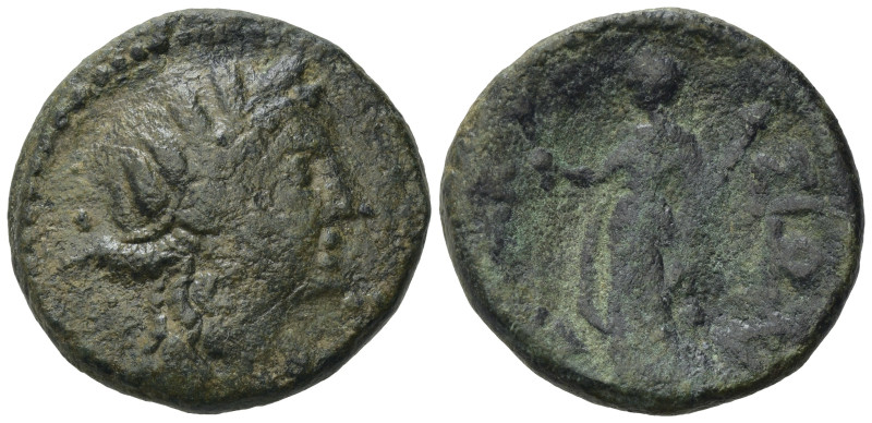Sicily, Syracuse. Under Roman Rule. After 212 BC. Æ (22mm, 8,19g). Wreathed head...