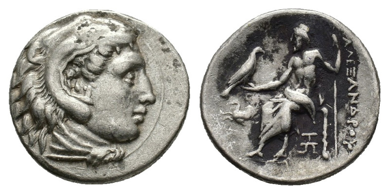 Kings of Macedon, Alexander III ‘the Great’ (336-323 BC). AR Drachm (17mm, 4.21g...