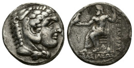 Kings of Macedon, time of Alexander III - Philip III, c. 324/3-320 BC. AR Tetradrachm (25mm, 16.90g). In the name and types of Alexander III. Arados. ...