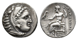 Kings of Macedon, Antigonos I Monophthalmos (Strategos of Asia, 320-306/5 BC, or king, 306/5-301 BC). AR Drachm (18mm, 4.22g). In the name and types o...