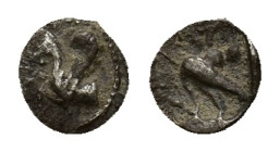Cilicia, Kelenderis(?), c. 380-330 BC. AR Hemiobol (6mm, 0.30g). Forepart of Pegasos l. R/ Forepart of goat(?) l. Cf. SNG BnF 99 (Obol). Near VF