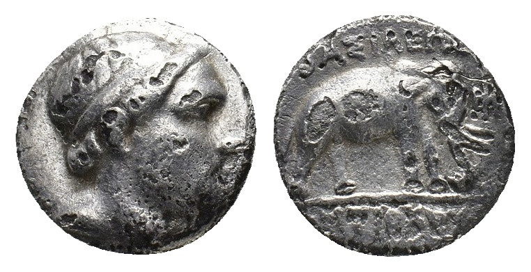 Seleukid Kings, Antiochos III (222-187 BC). AR Drachm (15.5mm, 3.72g). Apameia o...