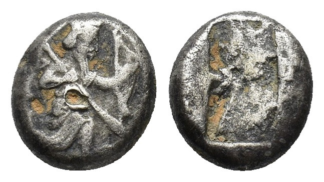 Achaemenid Kings of Persia, c. 485-420 BC. AR Siglos (16mm, 4.06g). Persian king...