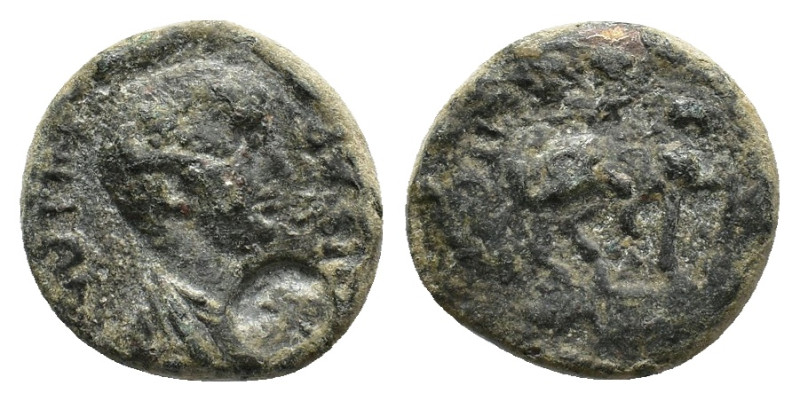Nero (54-68). Phrygia, Hierapolis. Æ (19mm, 6.01g). Pereitas B, grammateus. Bare...