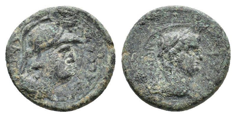Nero (54-68). Pisidia, Sagalassus. Æ (21mm, 5.74g). Laureate head of Nero r. R/ ...