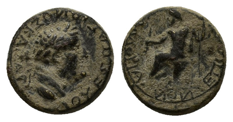 Vespasian (69-79). Phrygia, Amorium. Æ (16mm, 4.87g). L Vipsanios Silvanos, magi...
