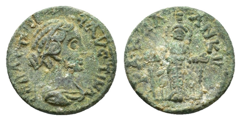 Faustina Junior (Augusta, 147-175). Phrygia, Ancyra. Æ (18mm, 3.08g). Draped bus...