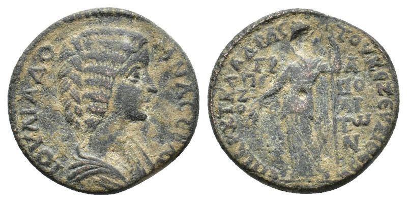 Julia Domna (Augusta, 193-217). Caria, Trapezopolis. Æ (26mm, 11.34g). Adrastos ...