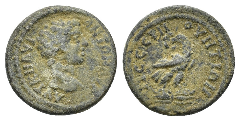 Caracalla (Caesar, 196-198). Galatia, Pessinus. Æ (18mm, 3.86g). AVT K M AVP ANT...