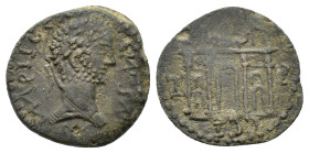 Gallienus (253-268). Mysia, Parium. Æ (26mm, 10.44g). Laureate head r. R/ Triumphal arch. Cf. SNG BnF 1531-2. Near VF