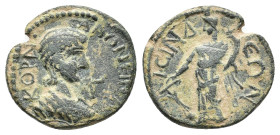 Salonina (Augusta, 254-268). Pisidia, Isinda. Æ (25mm, 10.81g). Draped bust r. R/ Tyche standing l., holding rudder and cornucopia. SNG BnF -; SNG Cop...