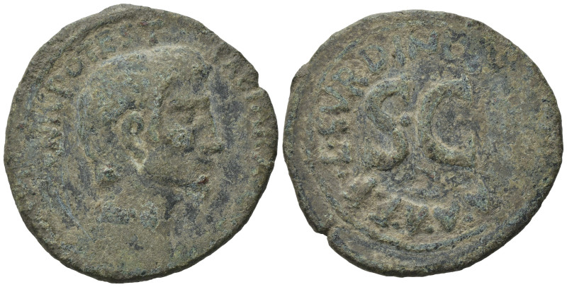 Augustus. 27 BC-AD 14. Æ As (29mm, 9,85g). Rome mint; C. Plotius Rufus, moneyer....