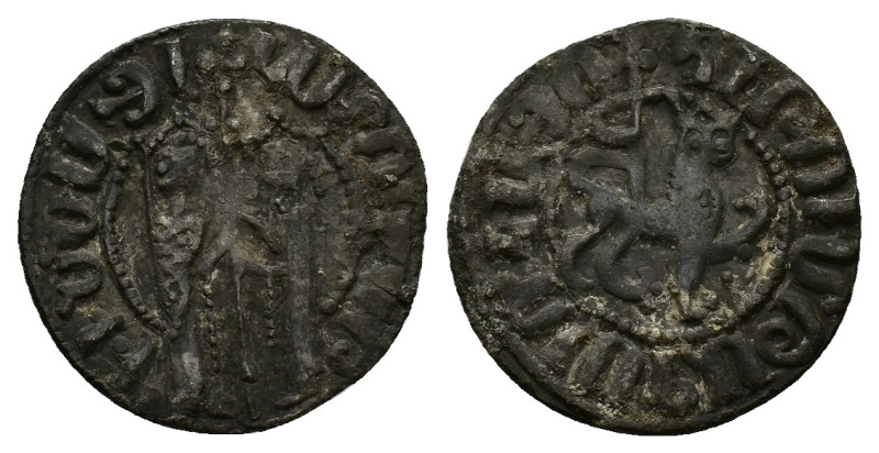 Cilician Armenia, Hetoum I and Zabel (1226-1270). AR Tram (19mm, 2.85g). Zabel a...