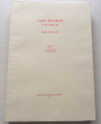 Meadows A., Wartenberg U., Coin Hoards Volume IX: Greek Hoards. Royal Numismatic Society, London 2002. Tela ed. con titolo in oro al dorso, sovraccope...