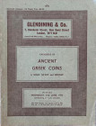 Glendining & Co. Catalogue of Ancient Greek Coins in Gold, Silver and Bronze. London 21 June 1972. Brossura ed. pp. 43, lotti 358, tavv. XIV in b/n. B...