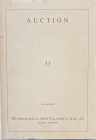 Nac – Numismatica Ars Classica. Auction no. 33. Greek, Roman and Byzantine Coins. Zurich, 5 April 2006. Brossura ed., pp. 192, lotti 694, ill a colori...