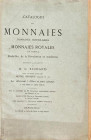 Rollin & Feuardent Catalogue des Monnaies Romaines Consulaires Monnaies Royales de France Medailles de la Revolution et Modernes composant la Collecti...