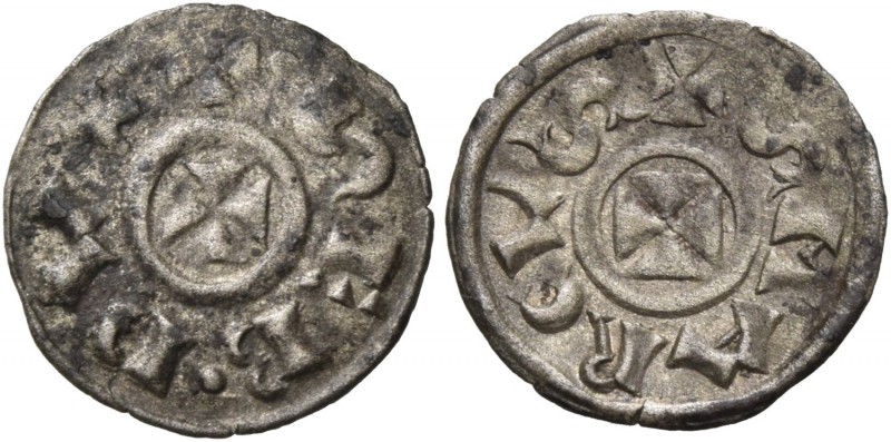 Sebastiano Ziani doge XXXIX, 1172-1178. Denaro o piccolo scodellato, Mist. 0,34 ...
