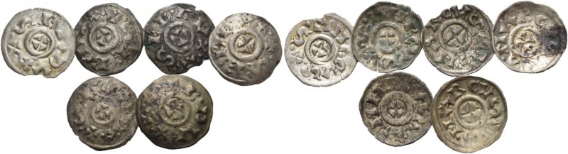 Sebastiano Ziani doge XXXIX, 1172-1178. Lotto di sei monete. Denaro o piccolo sc...