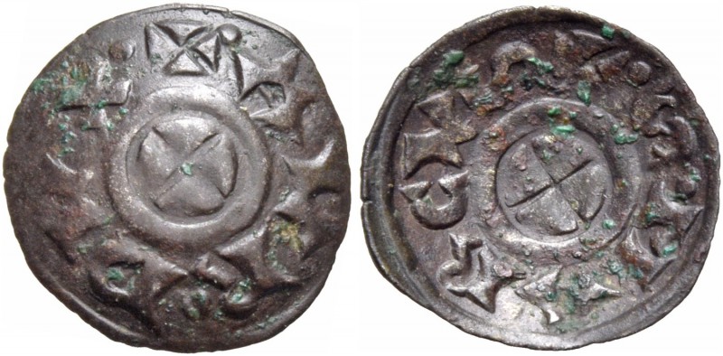 Orio Malipiero doge XL, 1178-1192. Denaro o piccolo scodellato, Mist. 0,34 g. + ...