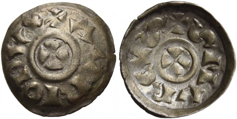 Orio Malipiero doge XL, 1178-1192. Denaro o piccolo scodellato, Mist. 0,33 g. + ...
