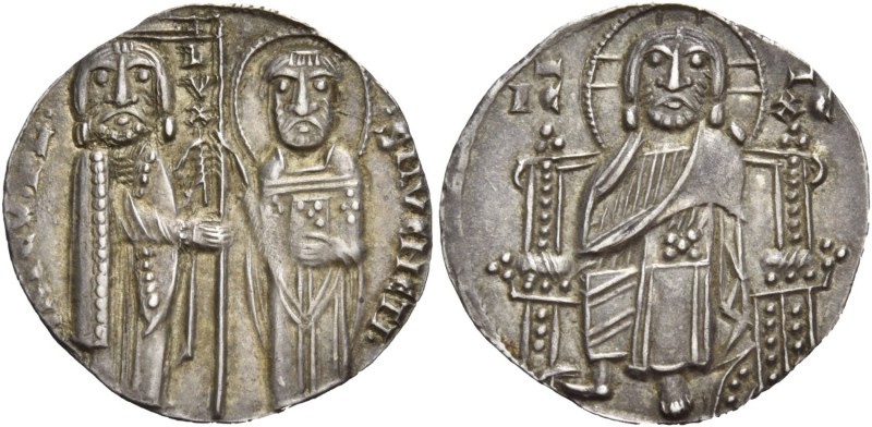 Jacopo Tiepolo doge XLIII, 1229-1249. Grosso, AR 2,16 g. •IA•TЄ•VPL’• – •SMVЄNЄT...
