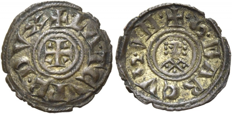 Lorenzo Tiepolo doge XLVI, 1268-1275. Bianco scodellato, Mist. 0,40 g. + LA TEVP...
