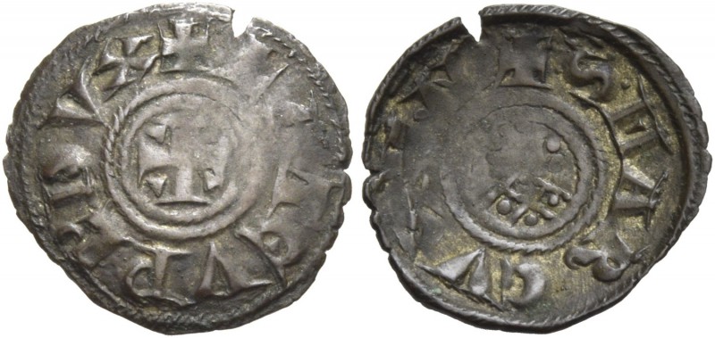 Lorenzo Tiepolo doge XLVI, 1268-1275. Bianco scodellato, Mist. 0,41 g. + LA TEVP...