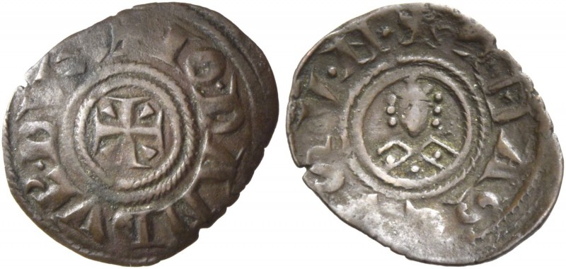 Giovanni Dandolo doge XLVIII, 1280-1289. Bianco scodellato, Mist. 0,32 g. + IO D...