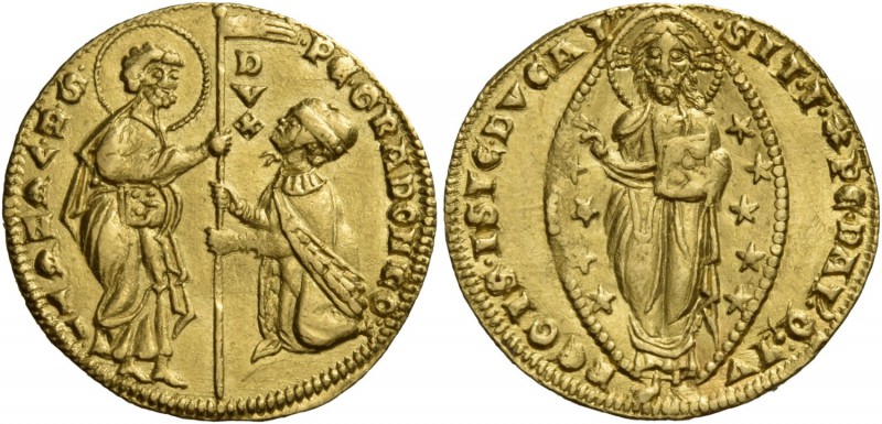 Pietro Gradenigo doge XLIX, 1289-1311. Ducato, AV 3,55 g. •PE• GRADONICO• – •S•M...
