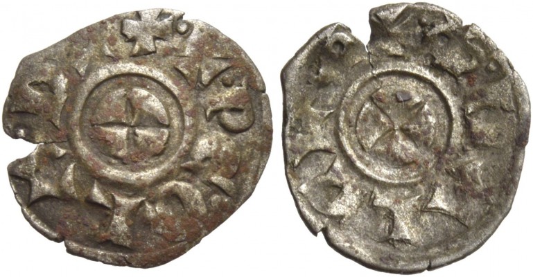 Pietro Gradenigo doge XLIX, 1289-1311. Denaro o piccolo scodellato, Mist. 0,29 g...