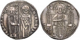 Francesco Dandolo doge LII, 1329-1339. Grosso, AR 2,18 g. FRA DANDVLO – SM VENETI Tipo solito. CNI 15 Paolucci 2.
 Raro. Patina di medagliere, Spl
 ...