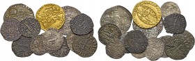 Antonio Venier doge LXII, 1382-1400. Lotto di quindici monete. Ducato. CNI 33 var. Paolucci 1. Grosso. CNI 5. Paolucci 2. Grosso, terzo tipo. CNI 38. ...
