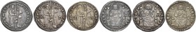 Andrea Vendramin doge LXXI, 1476-1478. Lotto di tre monete. Marcello o mezza lira (3). CNI manca, 3, 23. Paolucci 3.
 Mediamente buon BB
