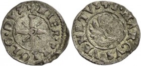 Gerolamo Priuli doge LXXXIII, 1559-1567. Soldo, AR 0,47 g. + HIER PRIOLO DVX Croce a balaustra. Rv. + S MARCVS VENETVS Leone in soldo. CNI 113. Paoluc...