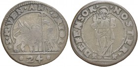 Antonio Priuli doge XCIV, 1618-1623. Gazzetta da 2 soldi o 24 bagattini, Mist. 3,27 g. S M VEN ANT PRIOL Il Leone alato, a s., volto di fronte e con l...