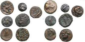 Greek Æ coins 7-14mm (7)
Various condition.