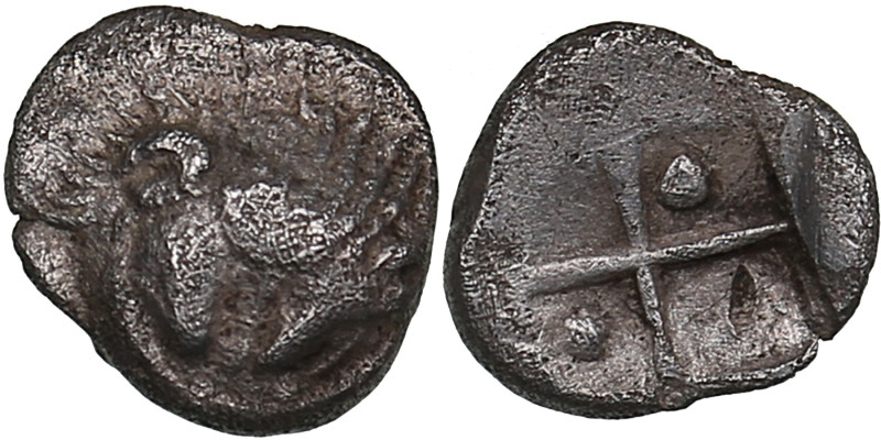 Cimmerian Bosporus, Panticapaeum (Pantikapaion) AR Hemiobol Circa 470-460 BC
0.3...