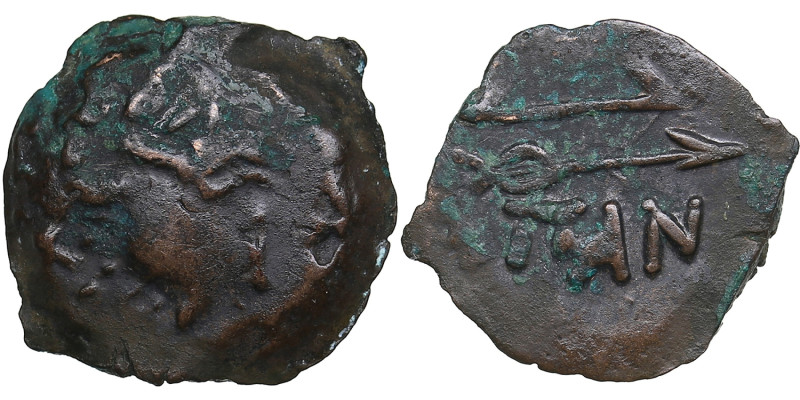 Cimmerian Bosporus, Panticapaeum (Pantikapaion) Æ Circa 304-250 BC.
2.63g. 18mm....