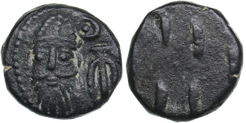 Kingdom of Elymais. Æ Drachm - Orodes II (Circa AD 100-150)
3.24g. 14mm. VF/VF F...