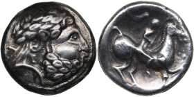 Pannonia and the Balkans. AR Tetradrachm. Late 3rd century BC.
13.17g. 24mm. VF/VF OTA 29/336. Lanz 673. Flesche 690. Rare!