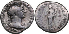 Roman Empire AR Denarius - Trajan (AD 98-117)
3.08g. 19mm. F/F