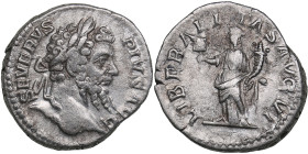 Roman Empire AR Denarius - Septimius Severus (AD 193-211)
3.61g. 19mm. VF/VF SEVERVS PIVS AVG/ LIBERALITAS AVG VI, Liberalitas.