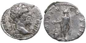 Roman Empire AR Denarius - Septimius Severus (AD 193-211)
2.64g. 19mm. VF/F