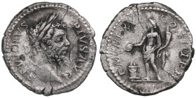 Roman Empire AR Denarius - Septimius Severus (AD 193-211)
2.44g. 19mm. VF/F