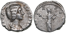 Roman Empire AR Denarius - Julia Domna (wife of S. Severus) (AD 193-217)
3.06g. 17mm. VF/F